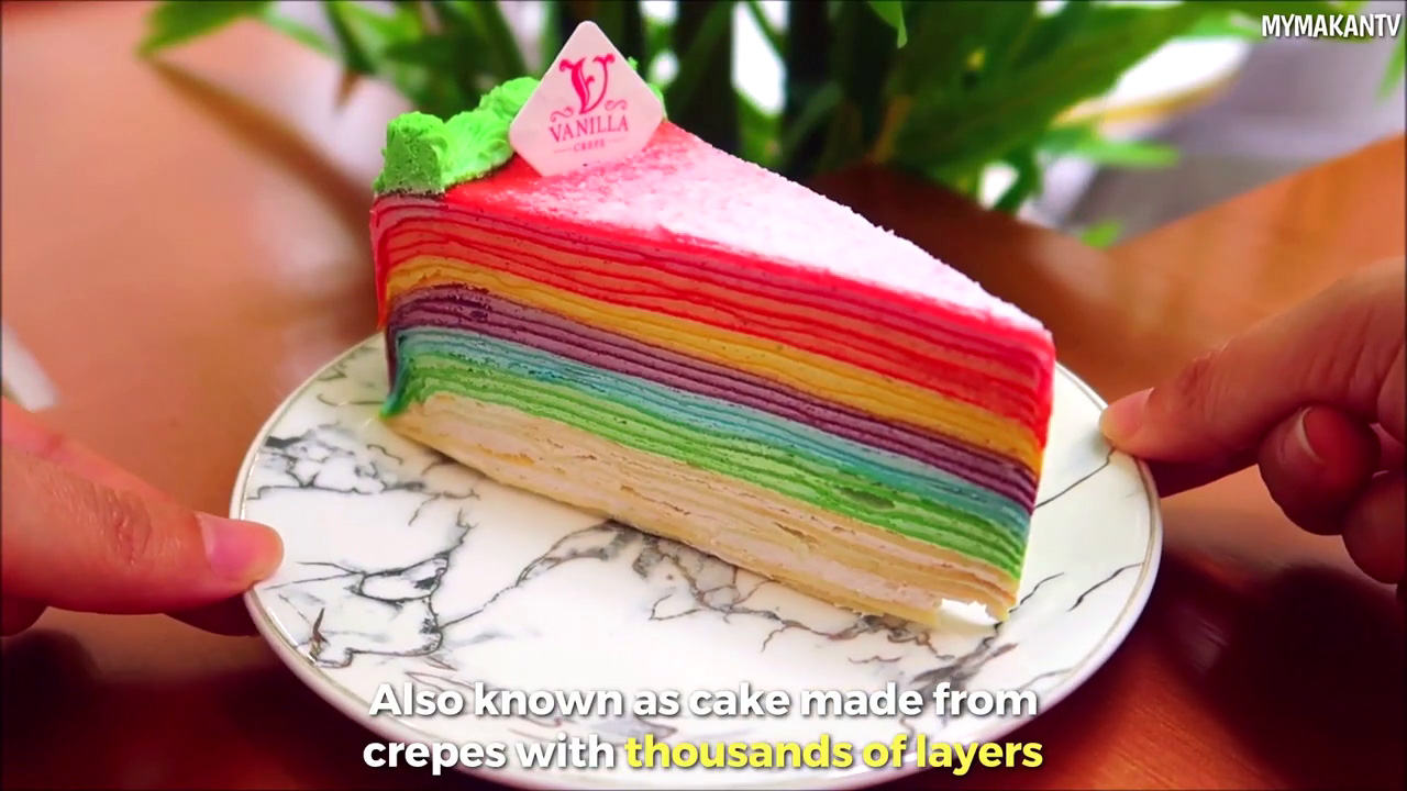 vanilla mille crepe