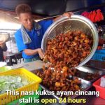 24 Hours Nasi Kukus Ayam Cincang Stall in Puchong and Shah Alam